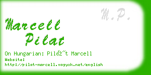 marcell pilat business card